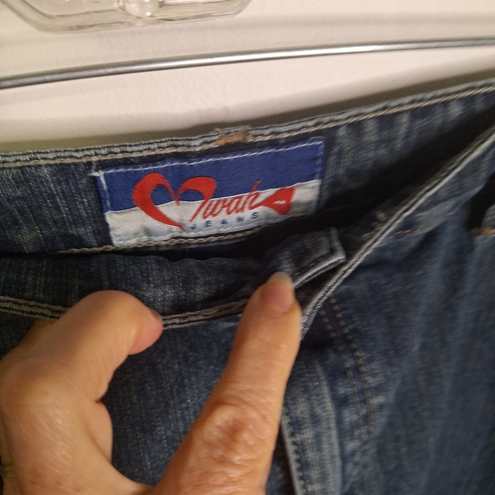 SWAK Denim Maxi Skirt With Pockets Size 16